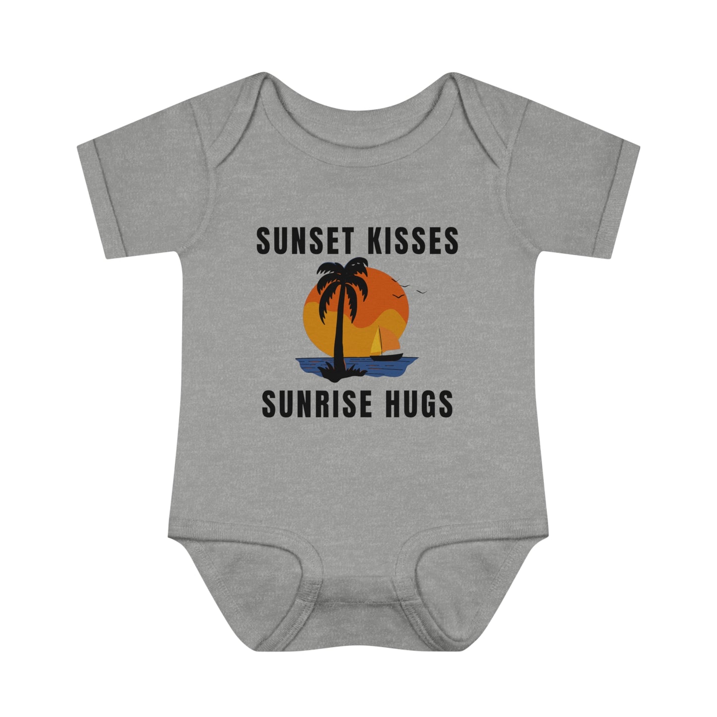 Sunset Kisses, Sunrise Hugs - Short Sleeve Bodysuit