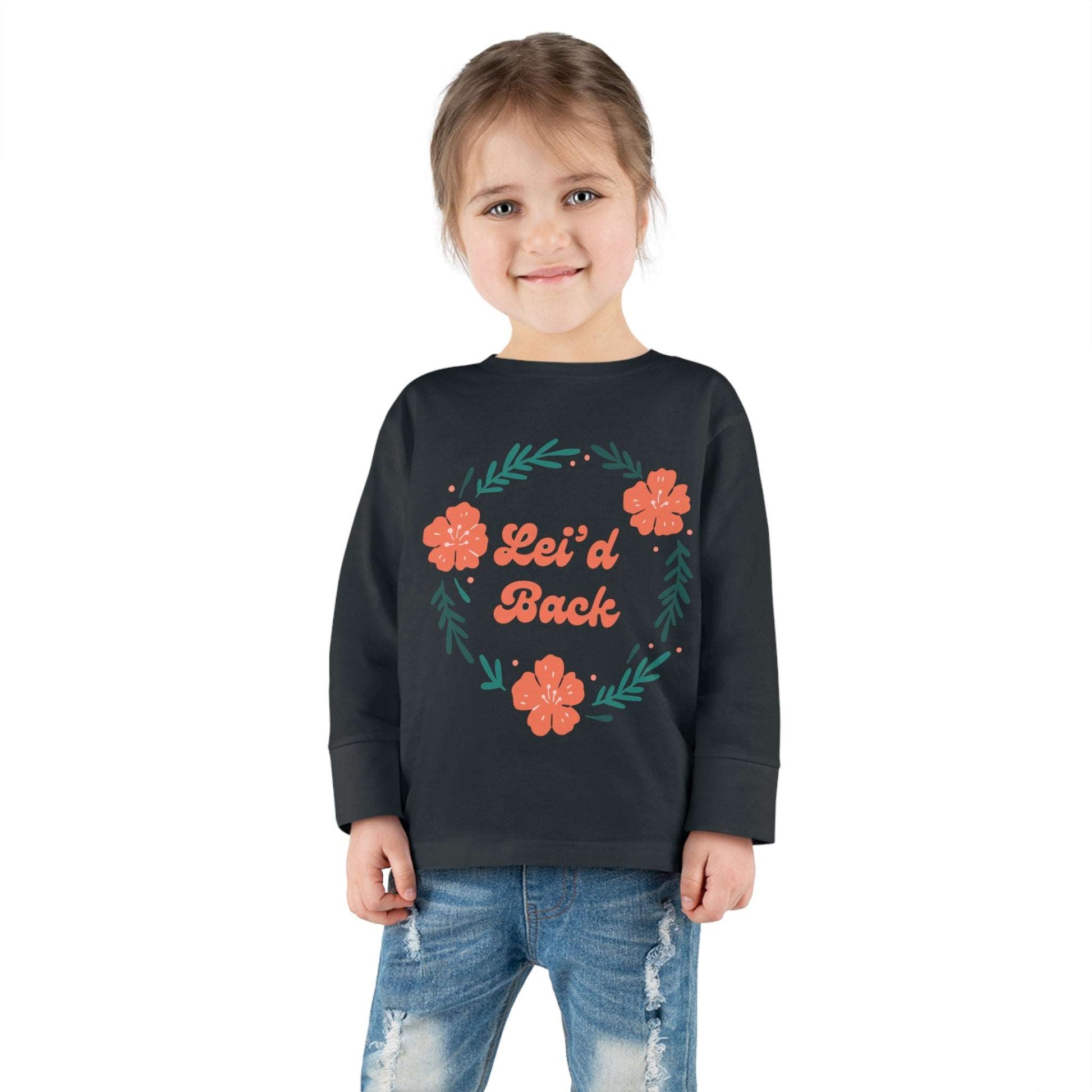 Lei'd Back - Toddler Long Sleeve Tee