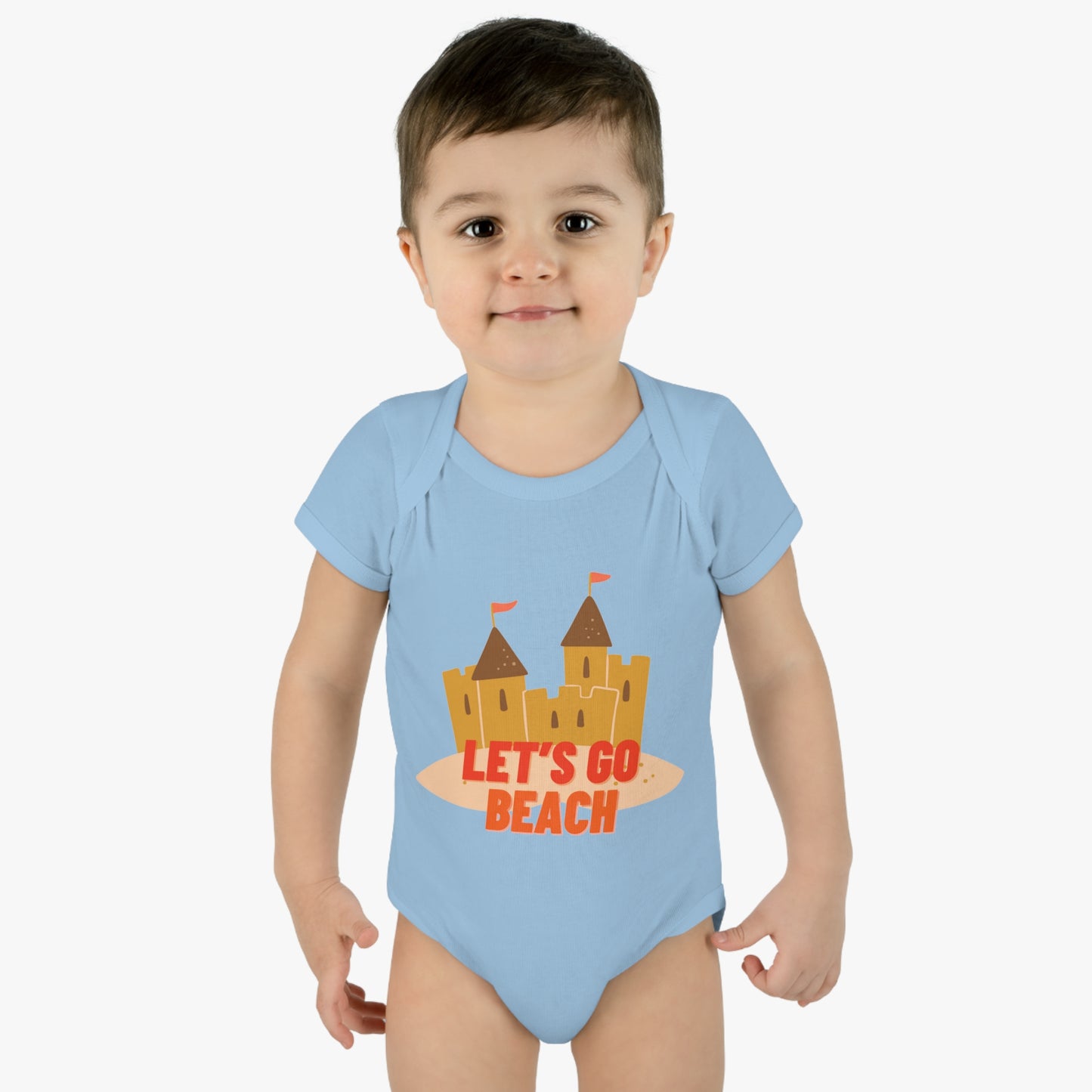 Let's Go Beach - Short Sleeve Bodysuit