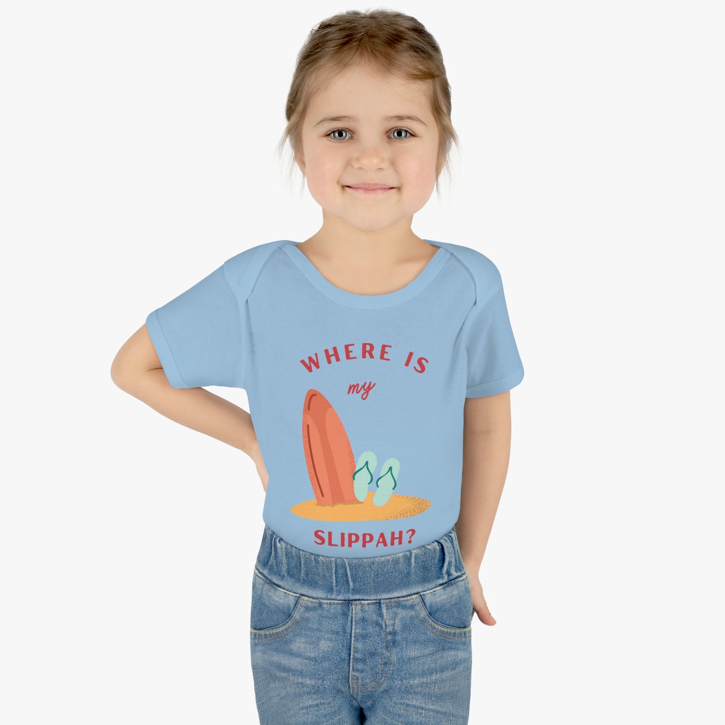 Where Is My Slippah? - Short Sleeve Bodysuit