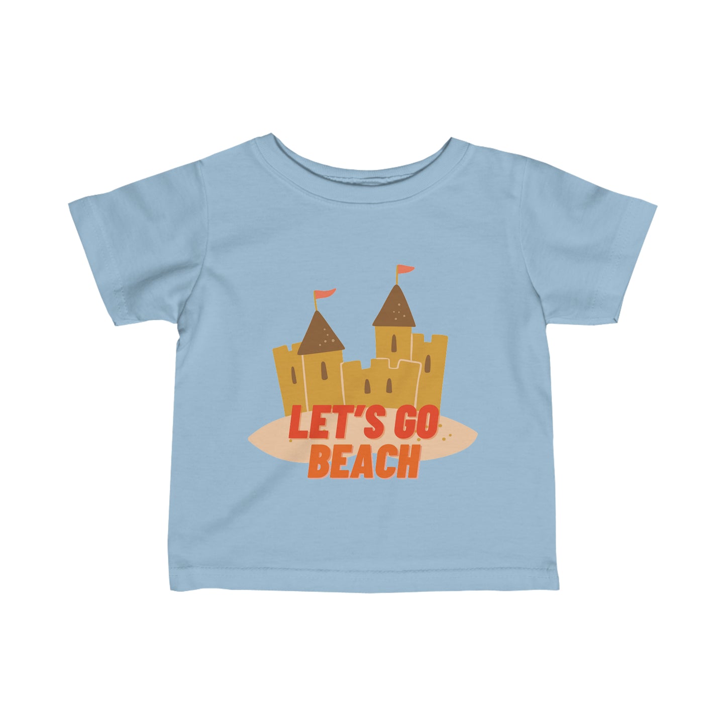 Let's Go Beach - Infant Tee