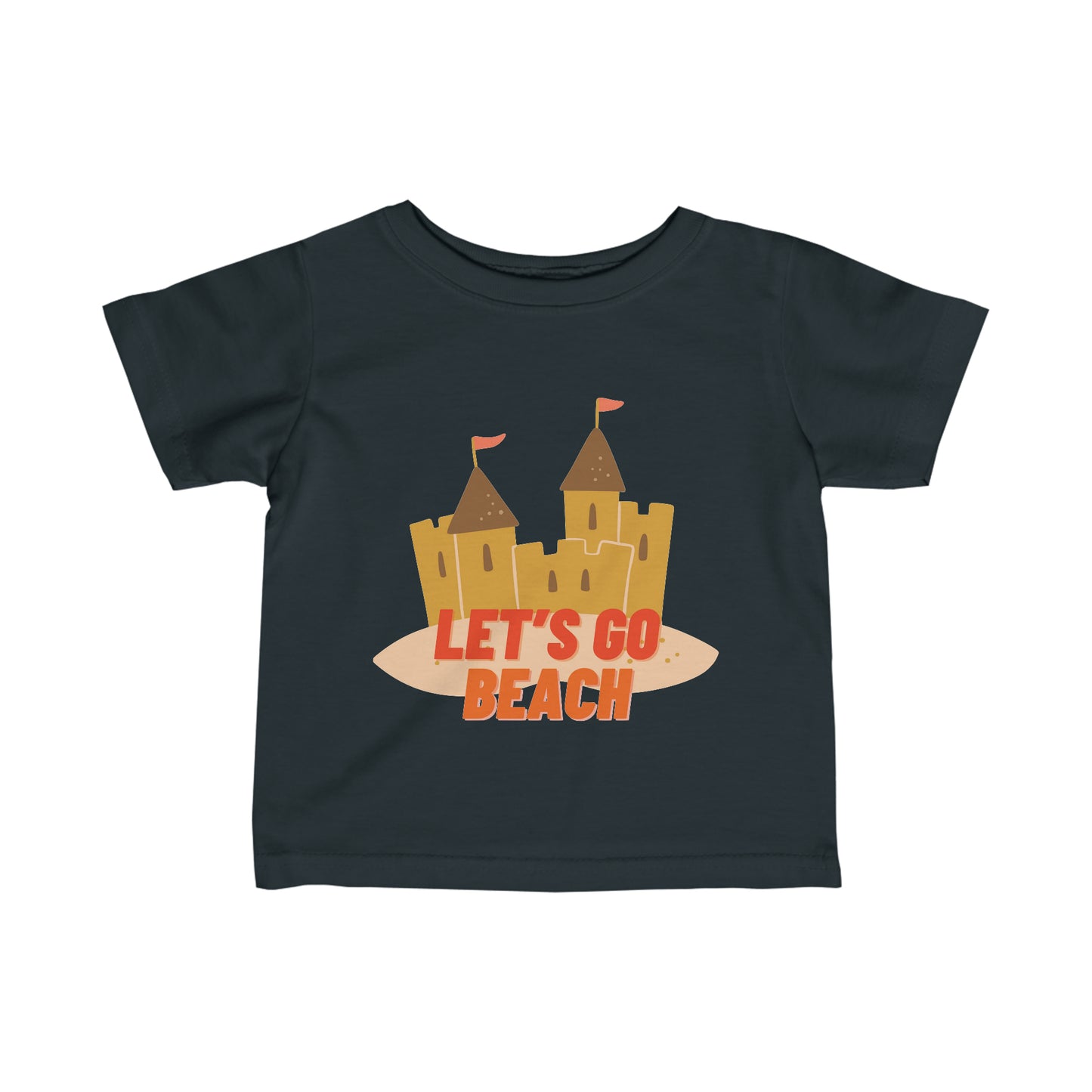 Let's Go Beach - Infant Tee