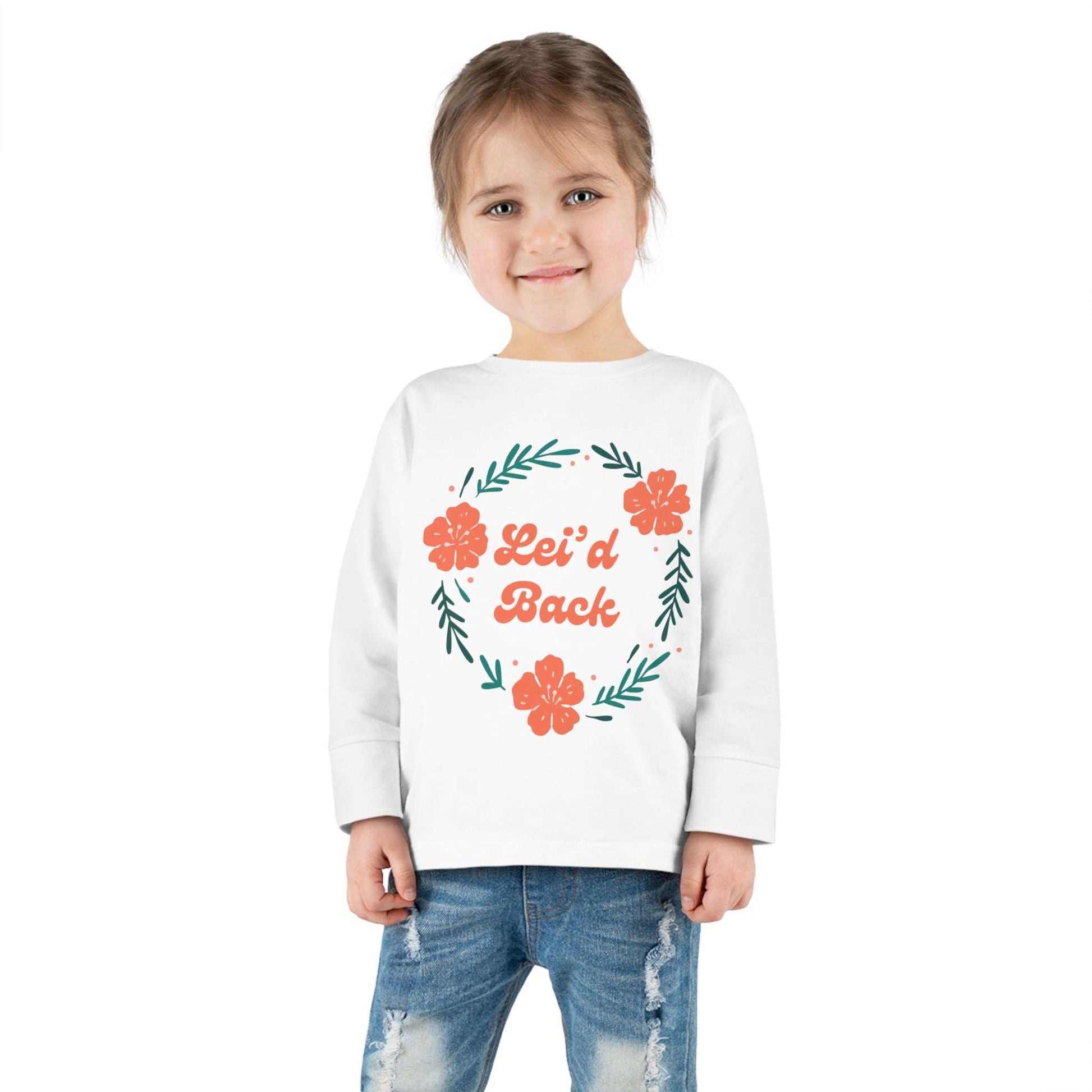 Lei'd Back - Toddler Long Sleeve Tee