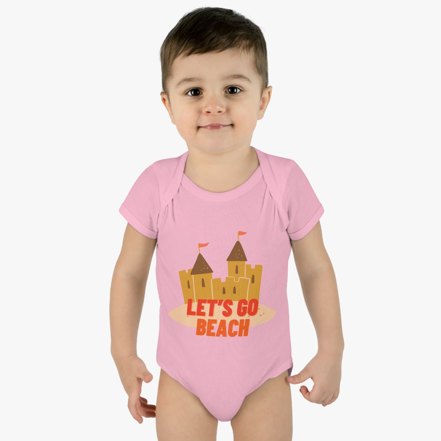 Let's Go Beach - Short Sleeve Bodysuit