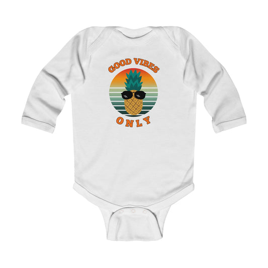 Good Vibes Only - Long Sleeve Bodysuit