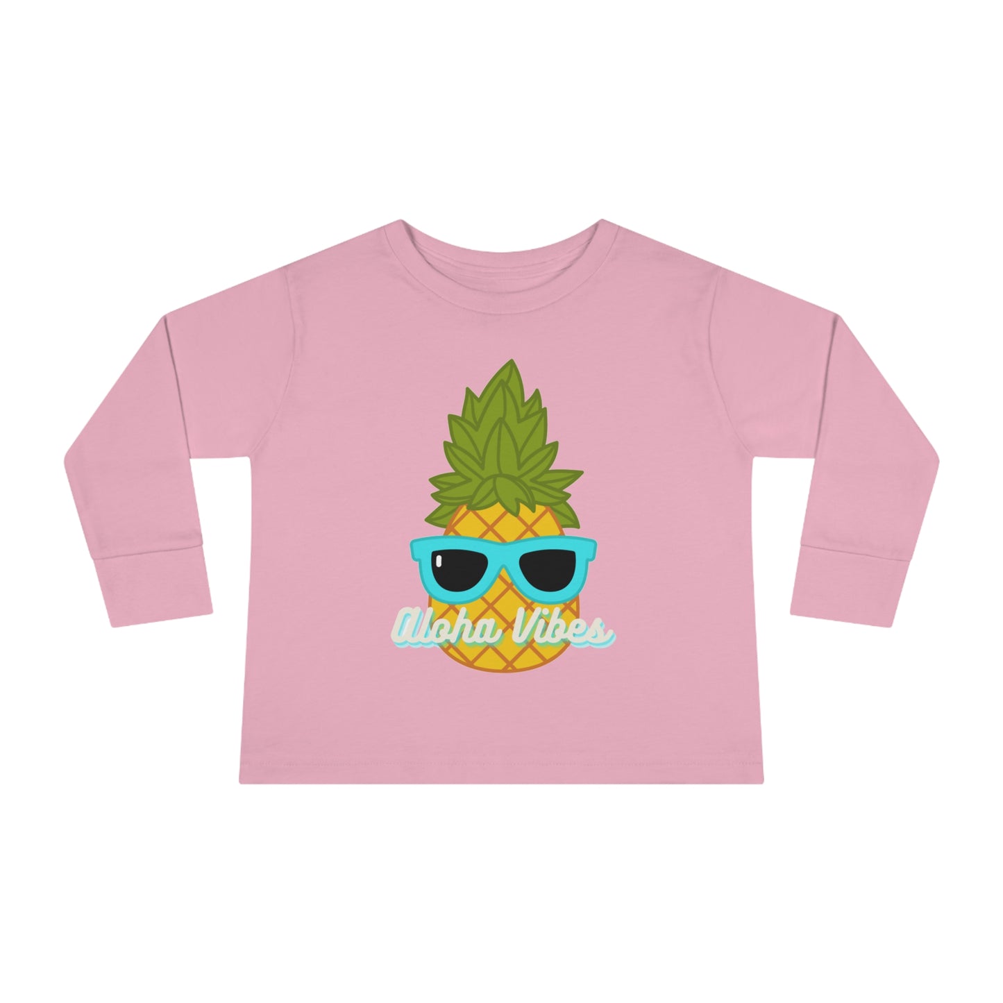 Aloha Vibes - Toddler Long Sleeve Tee