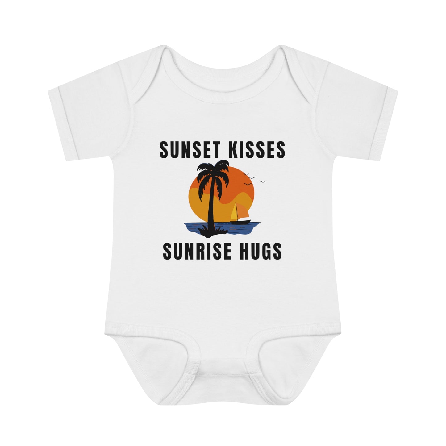 Sunset Kisses, Sunrise Hugs - Short Sleeve Bodysuit