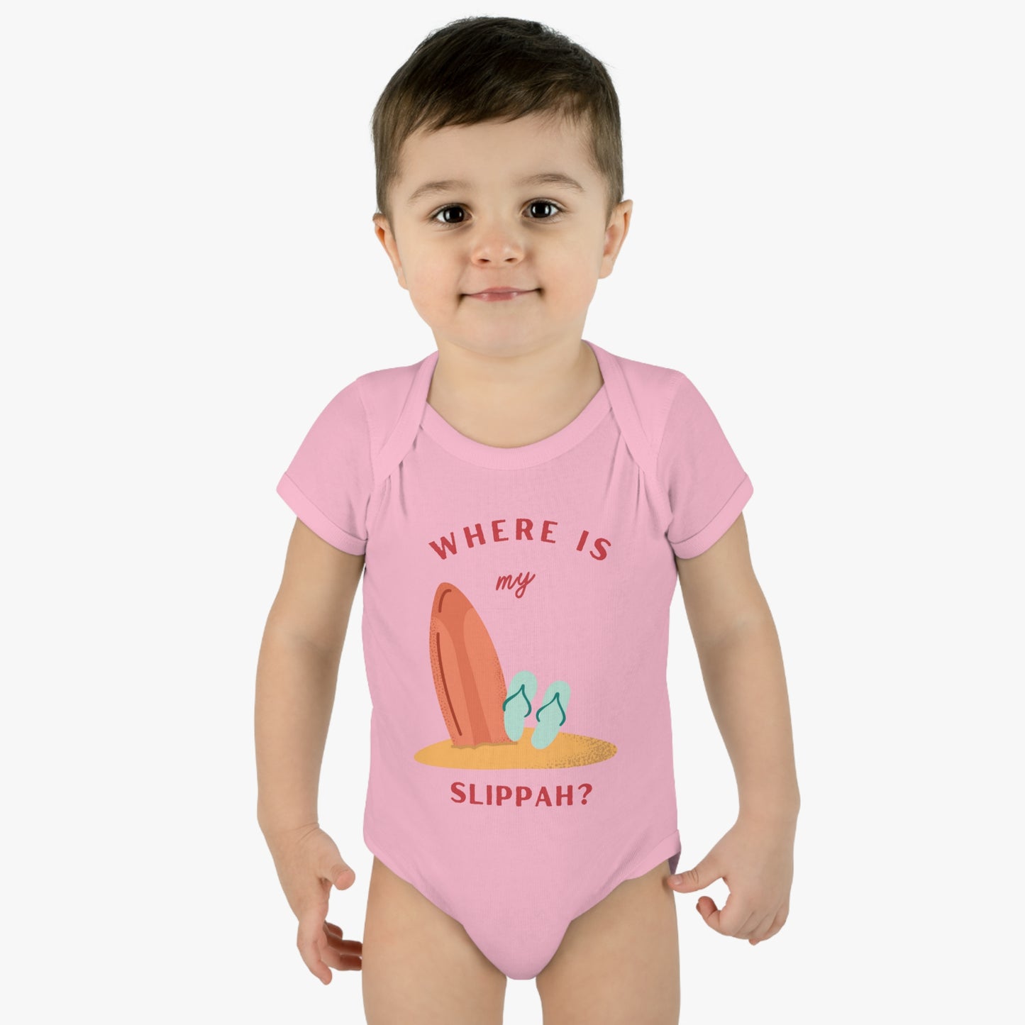 Where Is My Slippah? - Short Sleeve Bodysuit