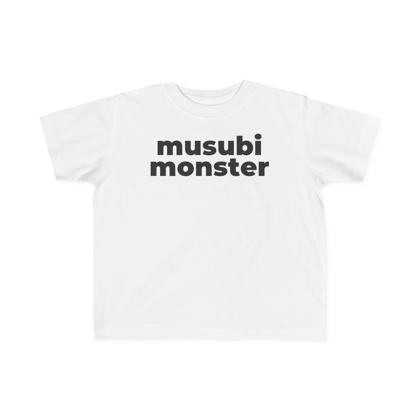 Musubi Monster (Minimalist Black Text) - Toddler Tee