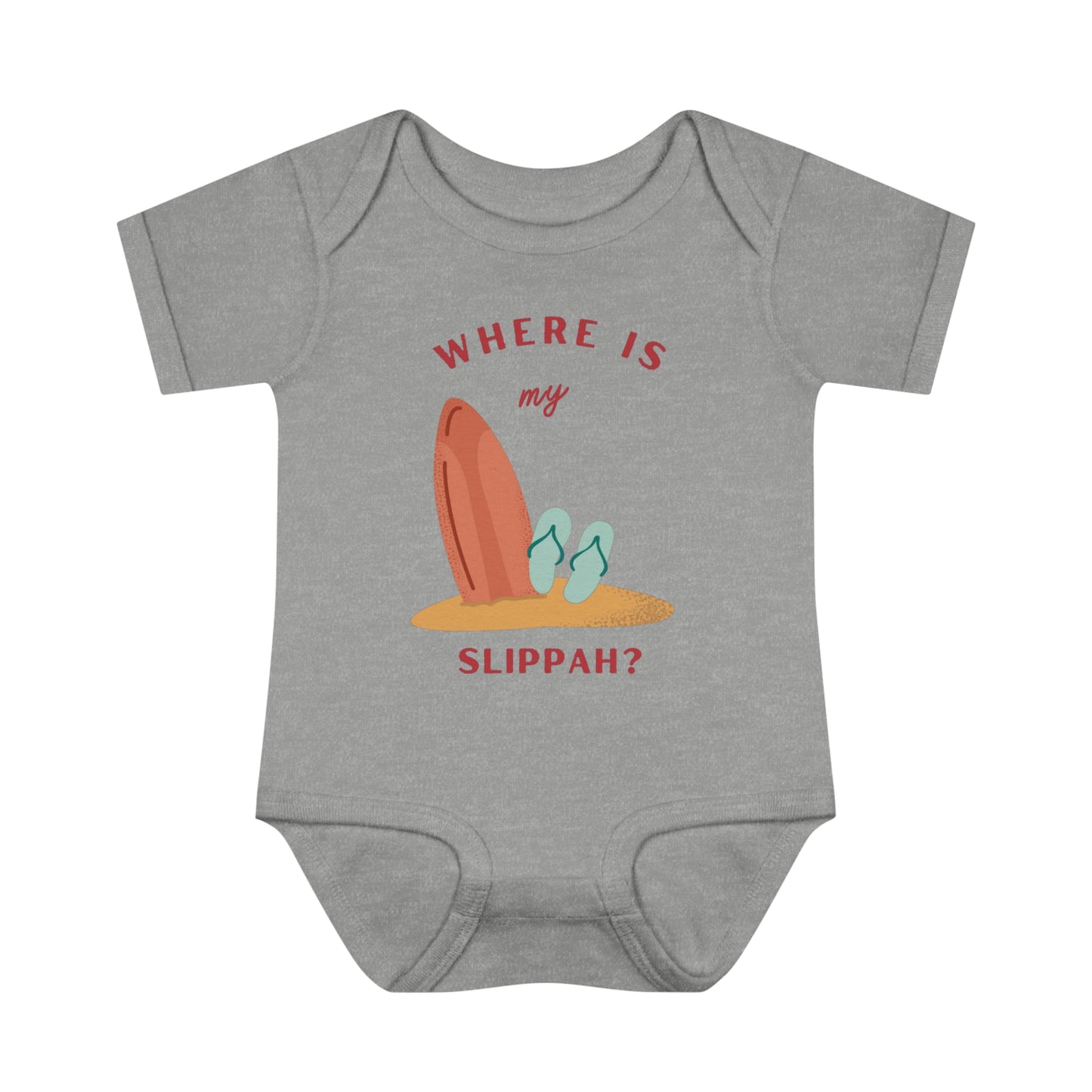 Where Is My Slippah? - Short Sleeve Bodysuit