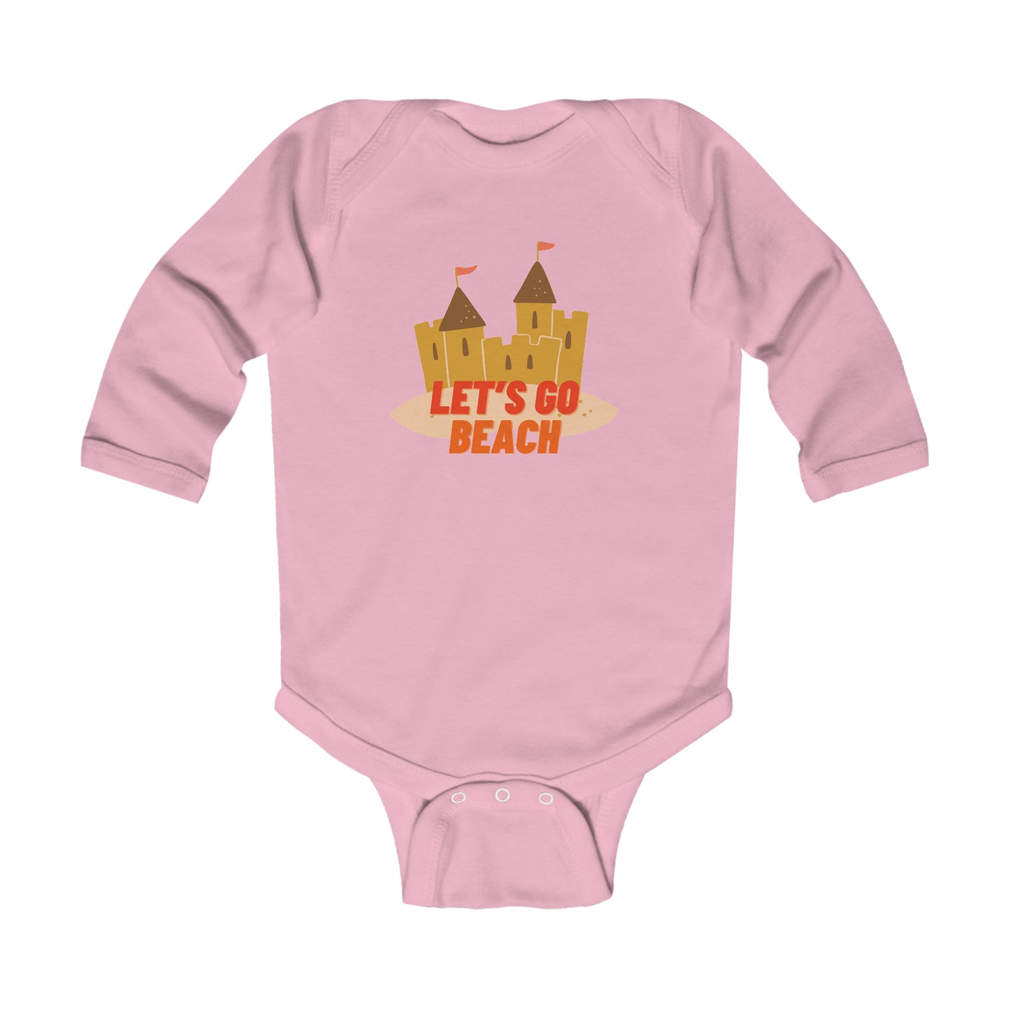 Let's Go Beach - Long Sleeve Bodysuit