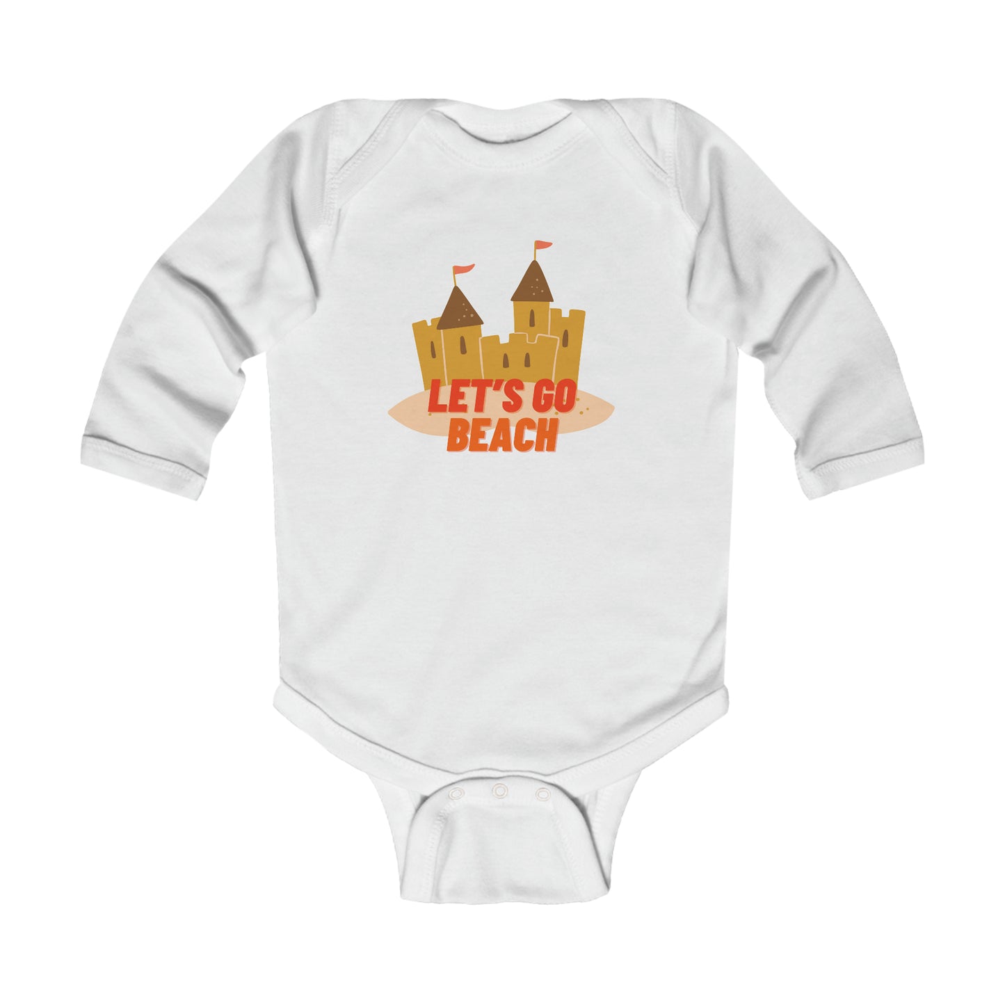 Let's Go Beach - Long Sleeve Bodysuit