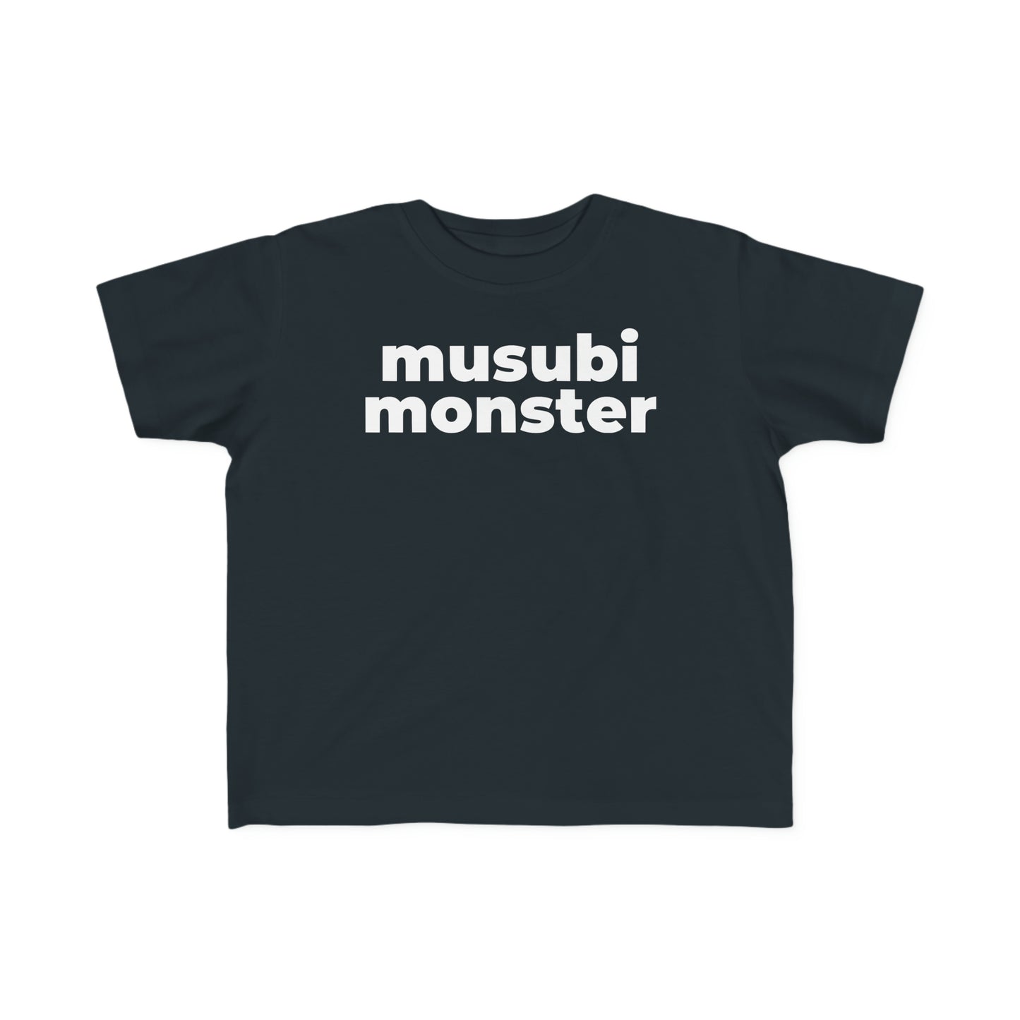 Musubi Monster (Minimalist White Text) - Toddler Tee