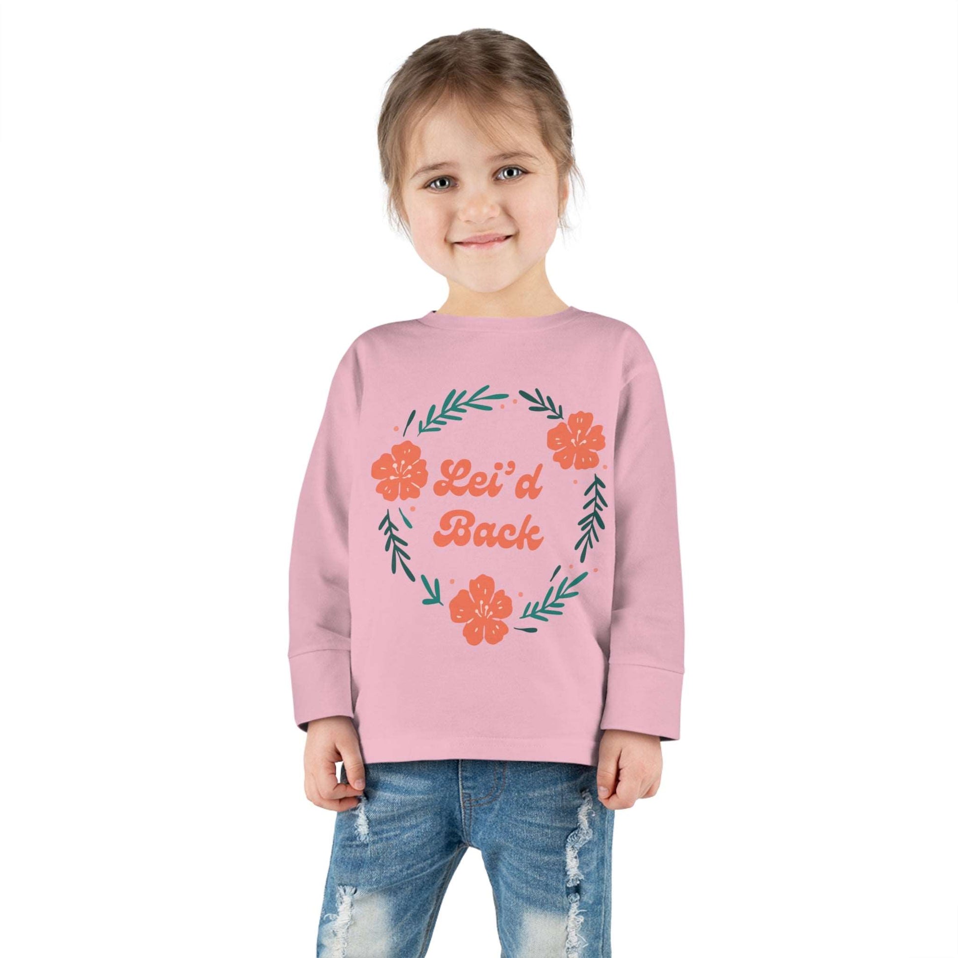 Lei'd Back - Toddler Long Sleeve Tee