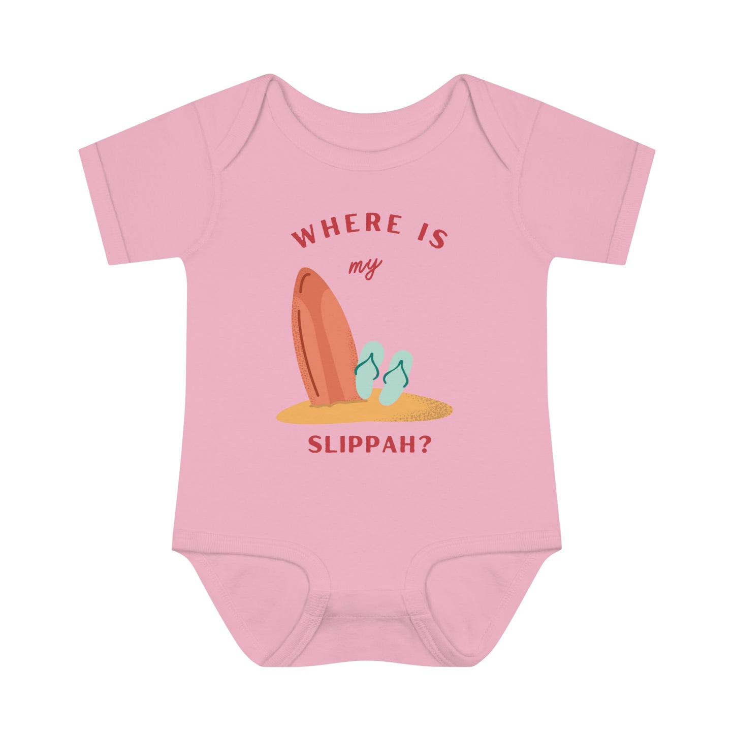 Where Is My Slippah? - Short Sleeve Bodysuit