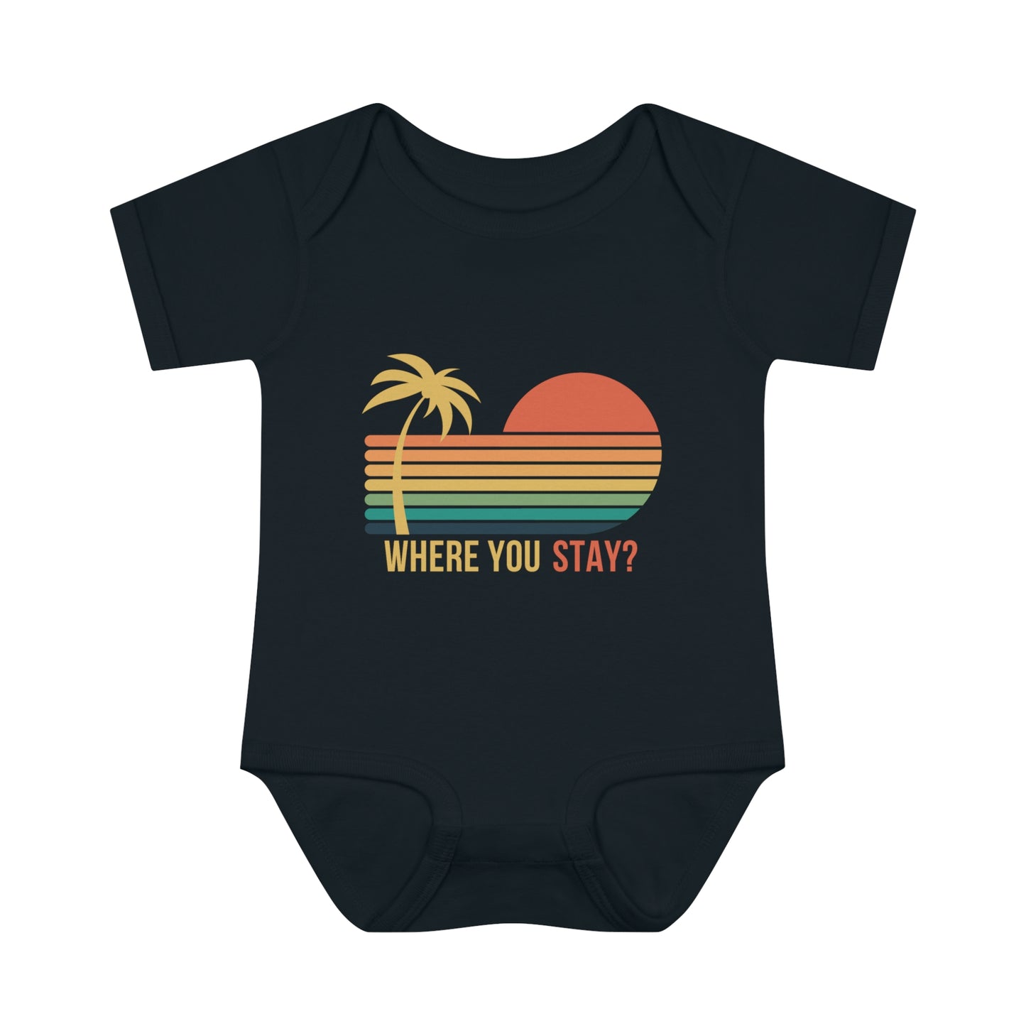 Where You Stay - Short Sleeve Bodysuit