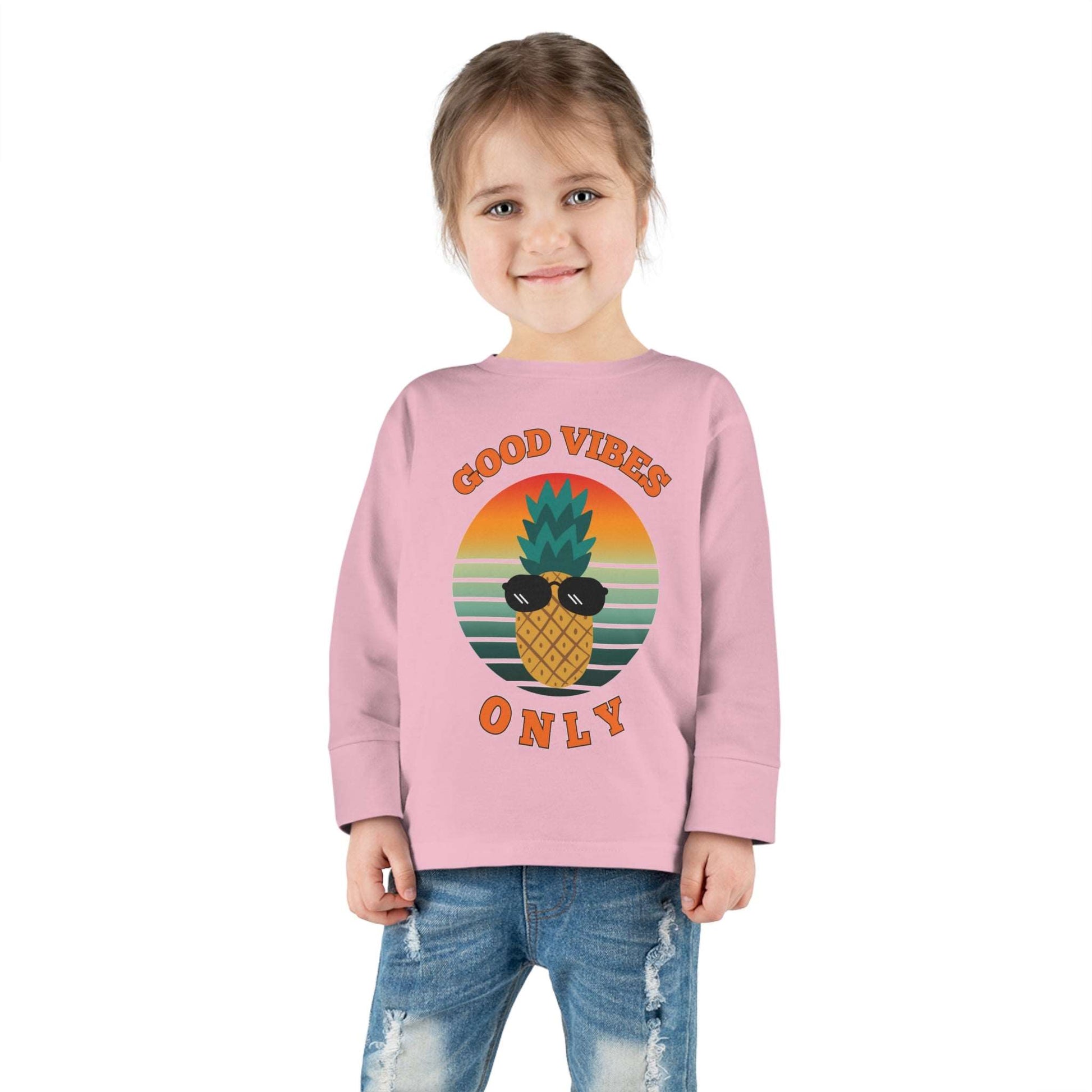 Good Vibes Only - Toddler Long Sleeve Tee