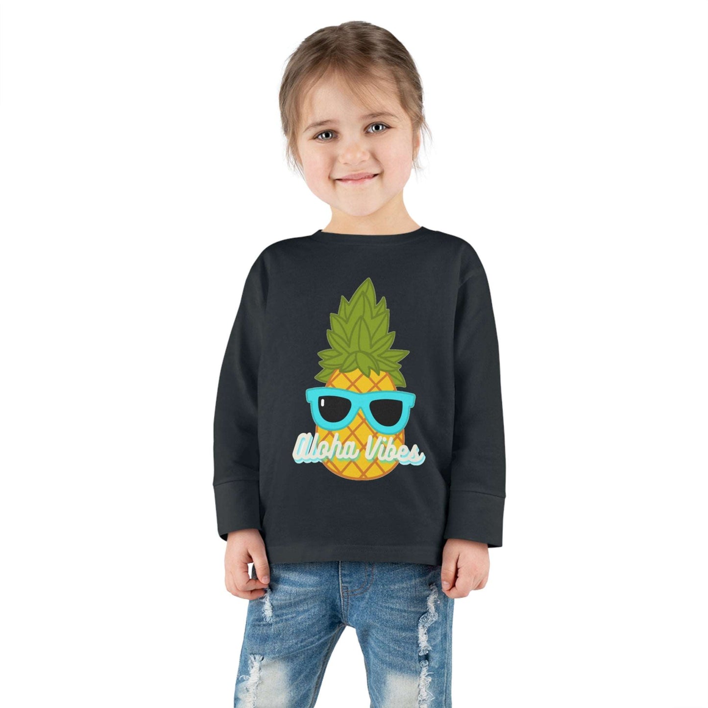 Aloha Vibes - Toddler Long Sleeve Tee