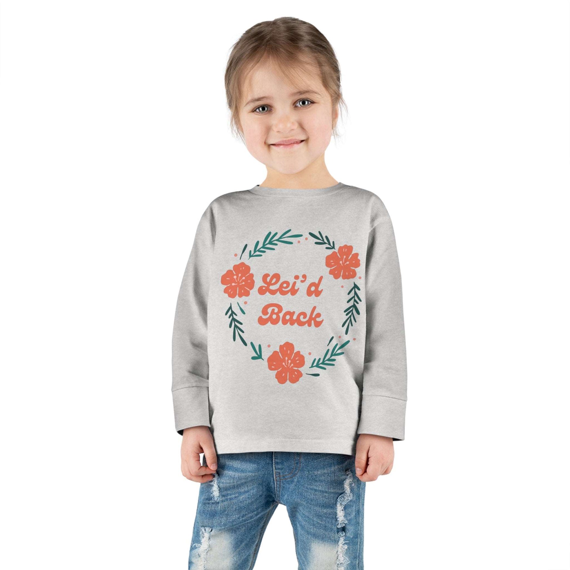 Lei'd Back - Toddler Long Sleeve Tee